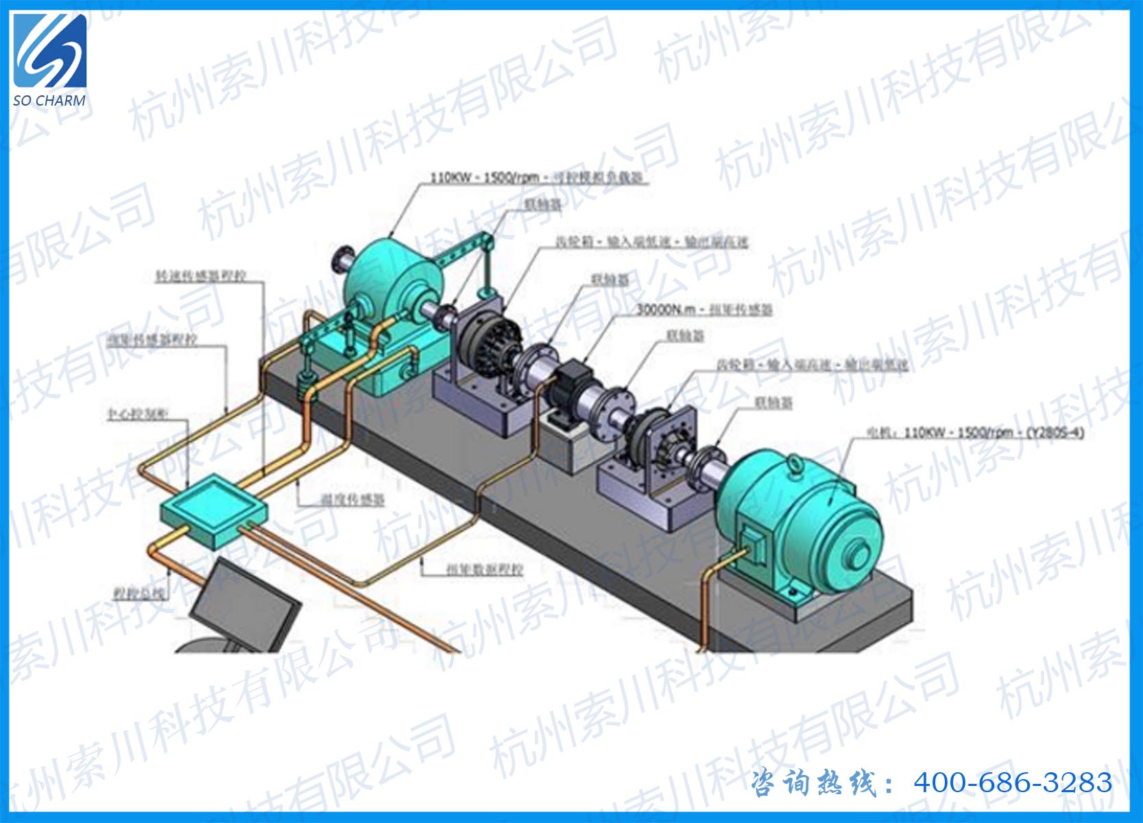 “減速機(jī)電機(jī)測試臺(tái)”/